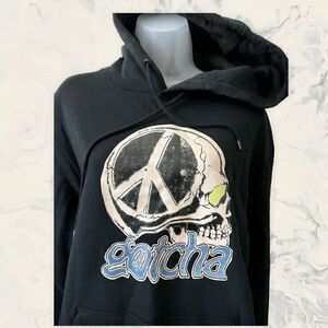 New Gotcha Peace of Mind Men's Hoodie - Size S- Black